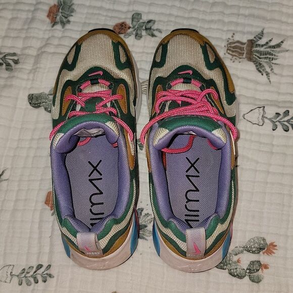 Nike Airmax 200 Mystic Green Women's Running Sneakers size 6 - Picture 2 of 11